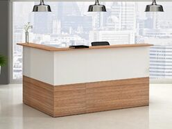 Bureau d'accueil Musca en angle
