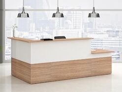 Bureau d'accueil Musca en angle et accès PMR