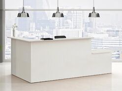 Bureau d'accueil Musca en angle et accès PMR