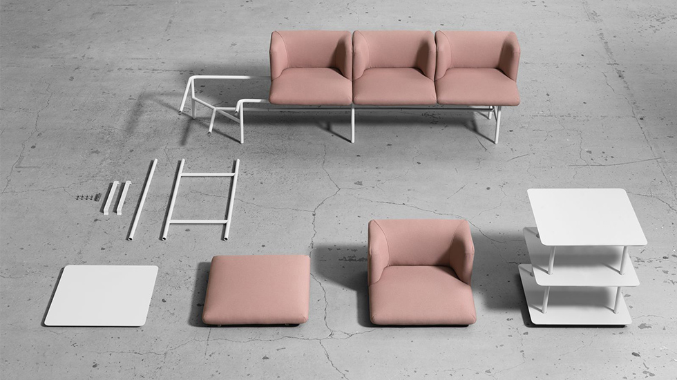 Banquette d'accueil Agora MDD