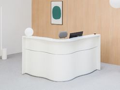 Banque d'accueil Wave en angle
