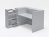 Bureau d'accueil Valde avec caisson extractible