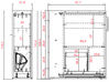 Bureau d'accueil Valde avec caisson extractible