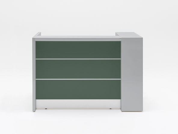 Bureau d'accueil Valde avec caisson extractible