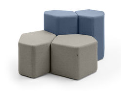 Ensemble de 4 poufs Bazalto