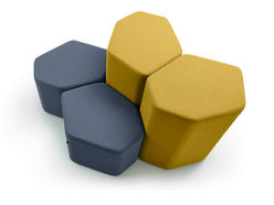 Ensemble de 4 poufs Bazalto