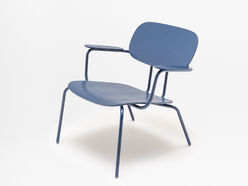 Fauteuil Lounge New School en contreplaqué