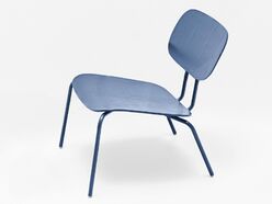 Fauteuil Lounge New School en contreplaqué