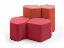 Ensemble de 4 poufs Bazalto