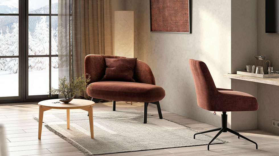 Banquettes et poufs Thalia