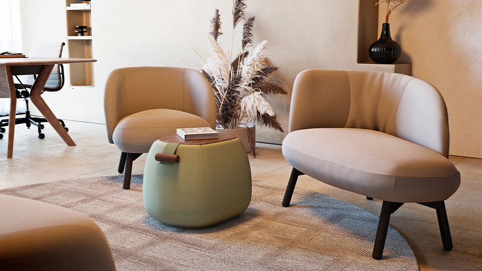 Banquettes et poufs Thalia