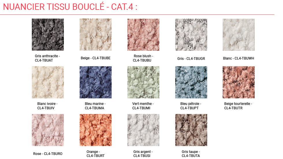 Banquettes et poufs Thalia