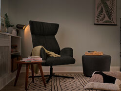 Fauteuil lounge pivotant Enora