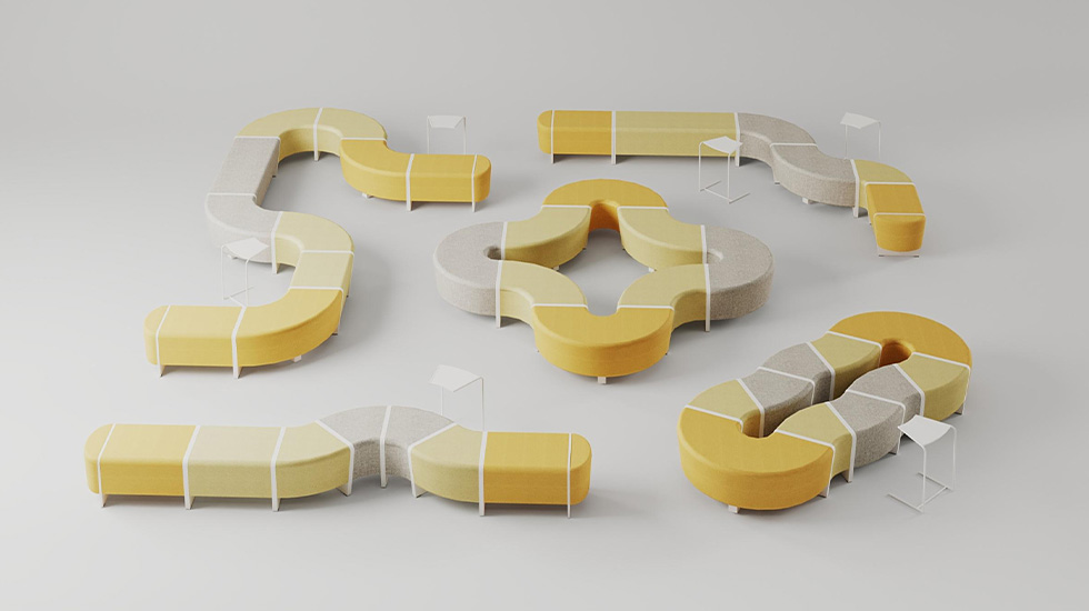 Banquette modulaire Magnes II