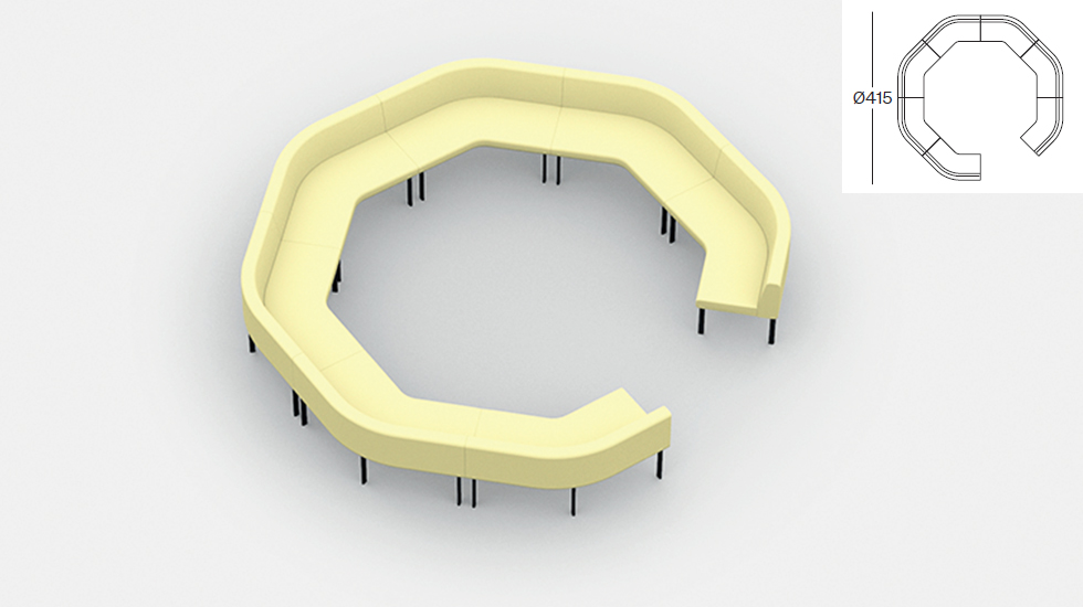 Canapé modulaire Route
