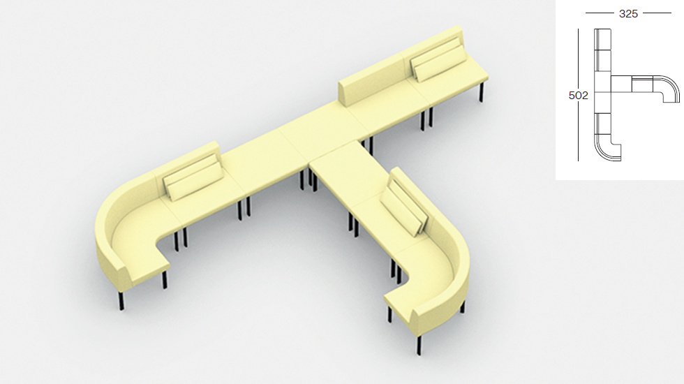 Canapé modulaire Route