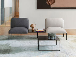 Banquette modulaire Federica sur pieds