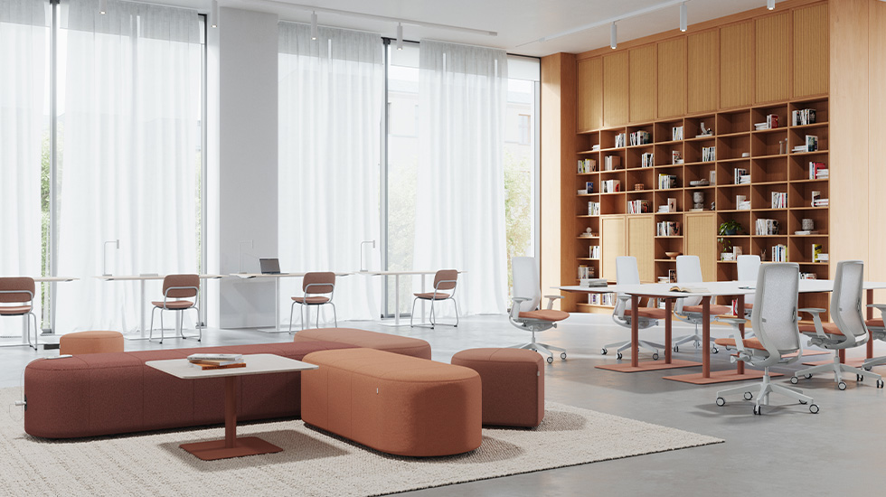 Banquette modulaire Revo éco-conçue