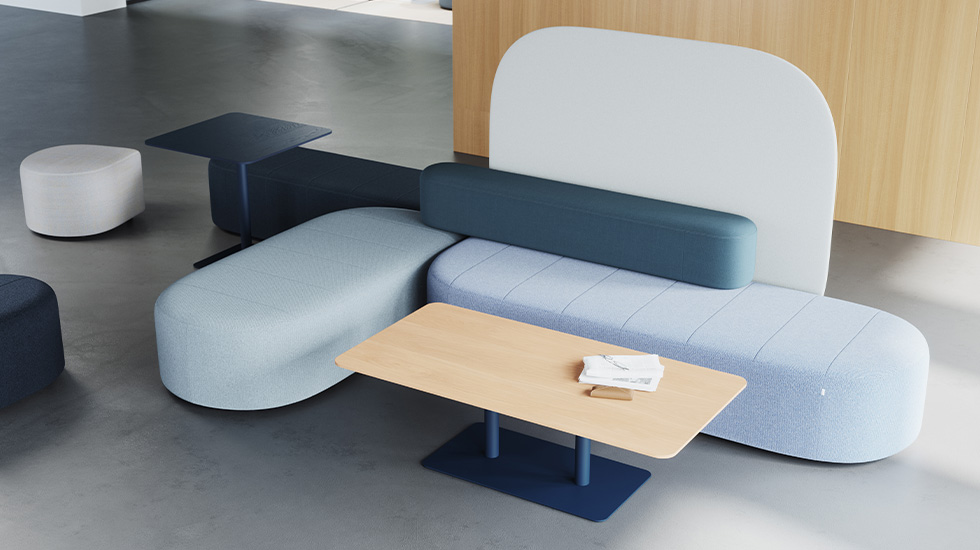 Banquette modulaire Revo éco-conçue