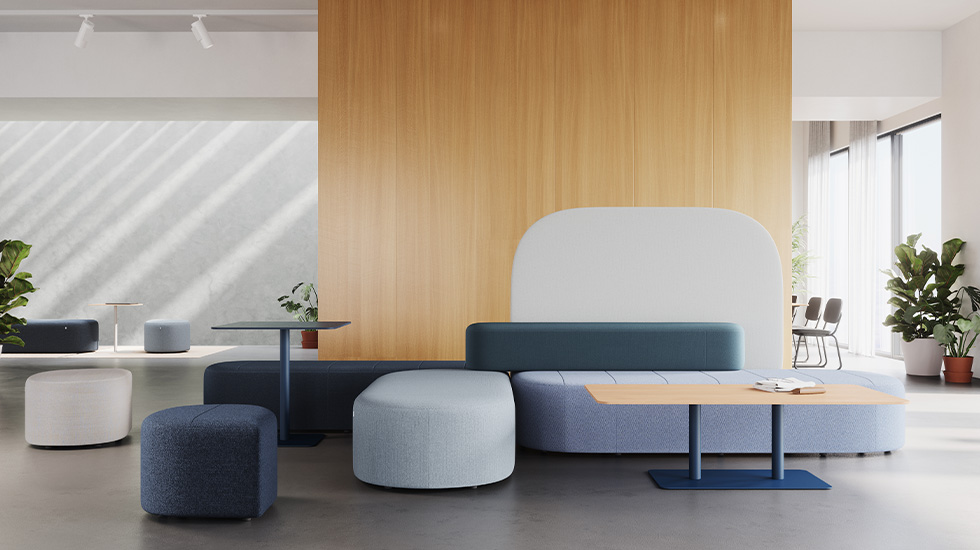 Banquette modulaire Revo éco-conçue