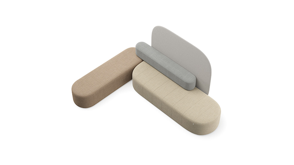 Banquette modulaire Revo éco-conçue