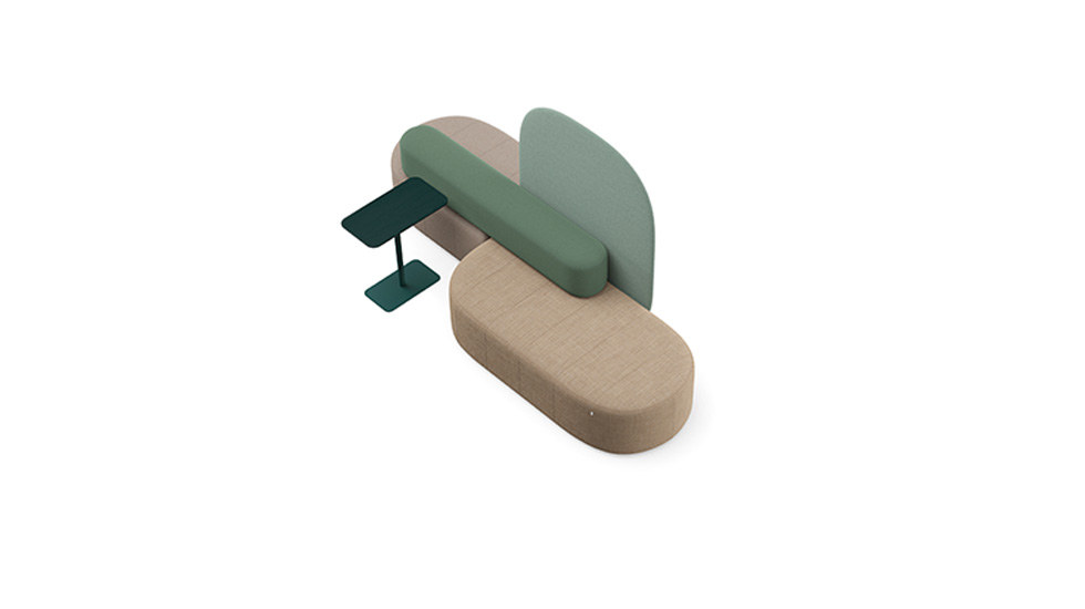 Banquette modulaire Revo éco-conçue