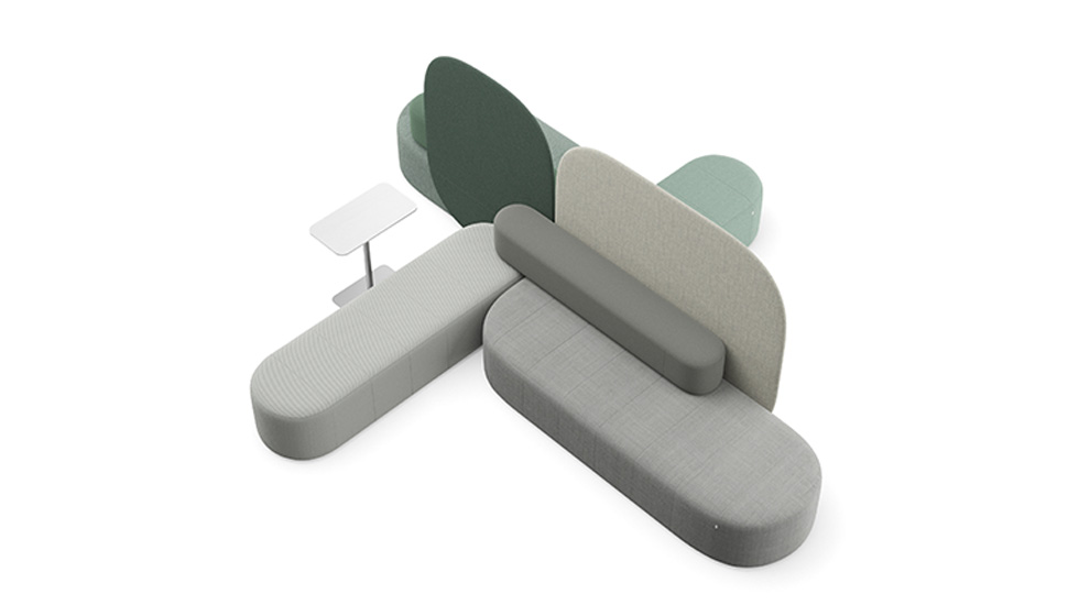 Banquette modulaire Revo éco-conçue