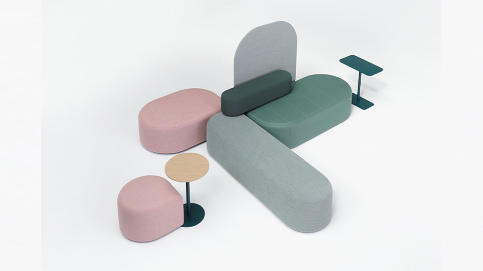 Banquette modulaire Revo éco-conçue