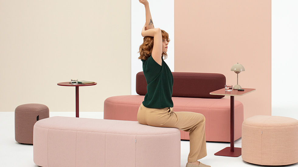 Banquette modulaire Revo éco-conçue