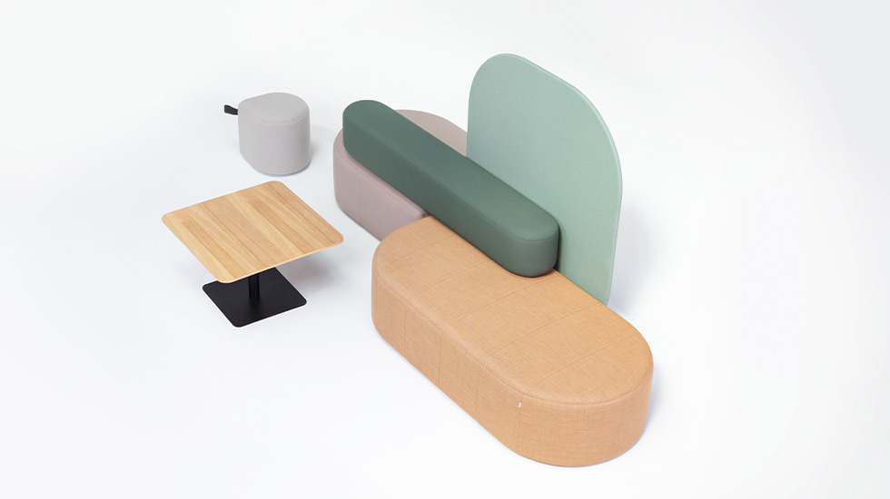 Banquette modulaire Revo éco-conçue