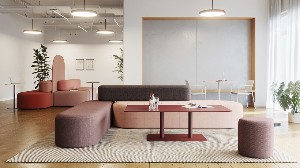 Banquette modulaire Revo éco-conçue