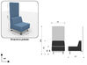 Fauteuil Wall In avec cloison