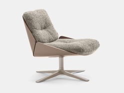 Fauteuil Rei coque bois laqué