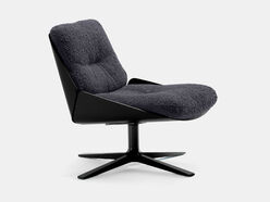 Fauteuil Rei coque bois laqué