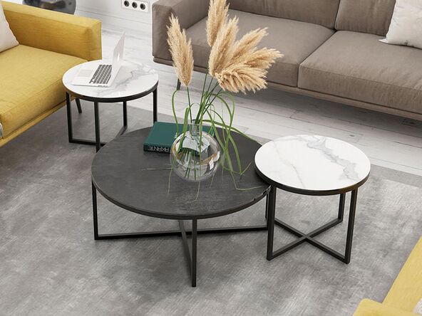 Table basse ronde Hilo