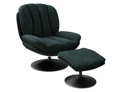 Fauteuil détente Lisa avec repose-pieds