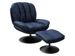 Fauteuil détente Lisa avec repose-pieds