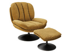 Fauteuil détente Lisa avec repose-pieds