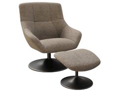 Fauteuil lounge Bali avec repose-pieds