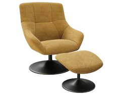 Fauteuil lounge Bali avec repose-pieds