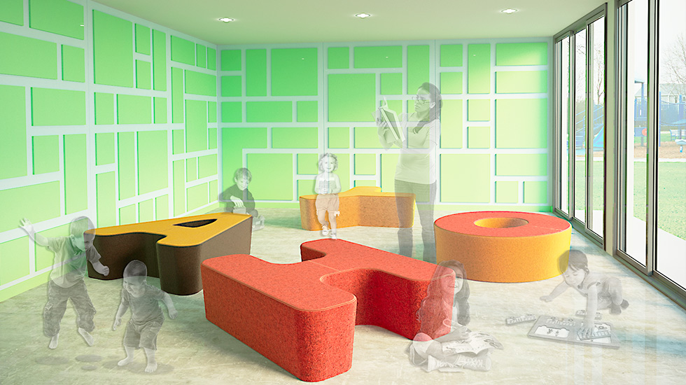 Banquettes d'accueil Love Letters