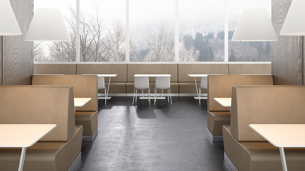 Banquettes modulaires Steak & Stilton
