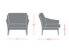 Fauteuil lounge Cross