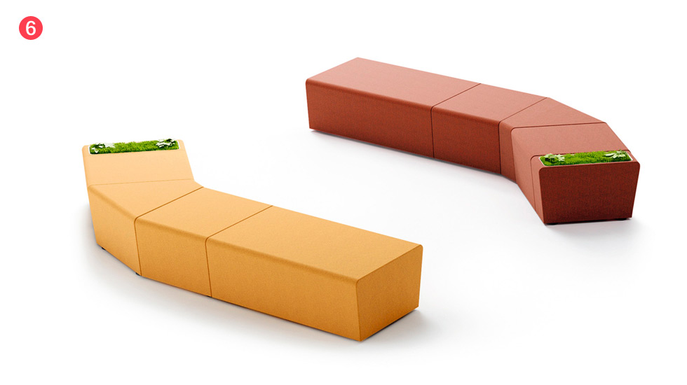 Banquette d'accueil Mendi