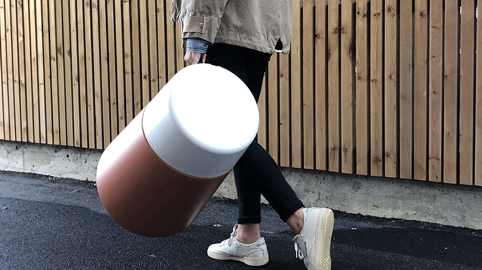 Pouf-tabouret Kulbu