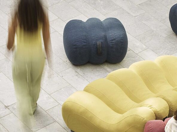 Pouf écoresponsable Emeki