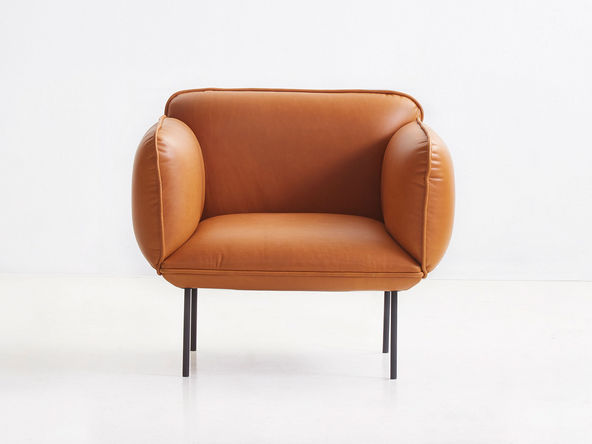 Fauteuil Nakki en cuir