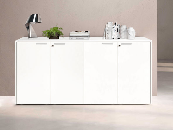 Ensemble d'armoires basses portes battantes About Office