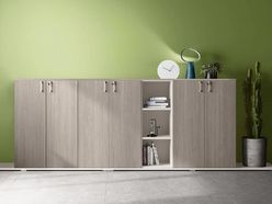 Ensemble de 2 armoires mi-hautes portes battantes About Office