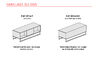 Meuble de service About Office avec tiroirs et portes coulissantes